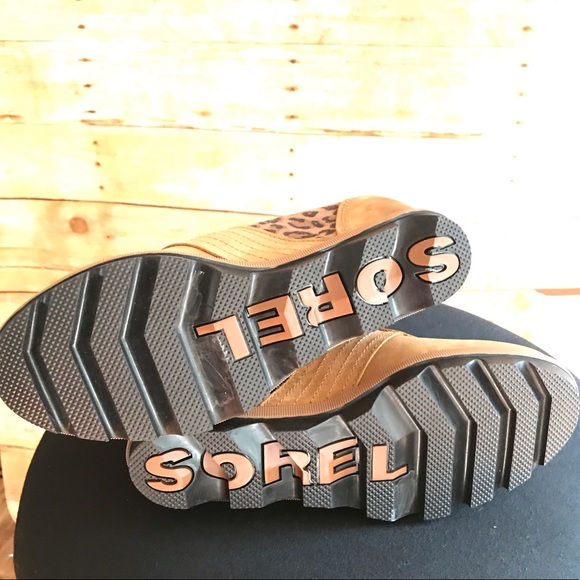 Sorel Lexie Leopard Print Wedge SZ 5.5 NEW - Picture 5 of 5